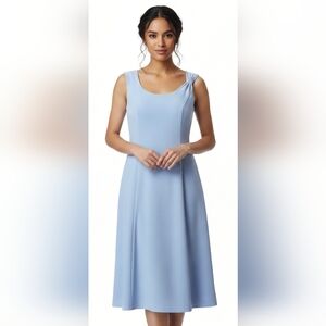 NWT Calvin Klein Light Blue Sleeveless Dress Size 8